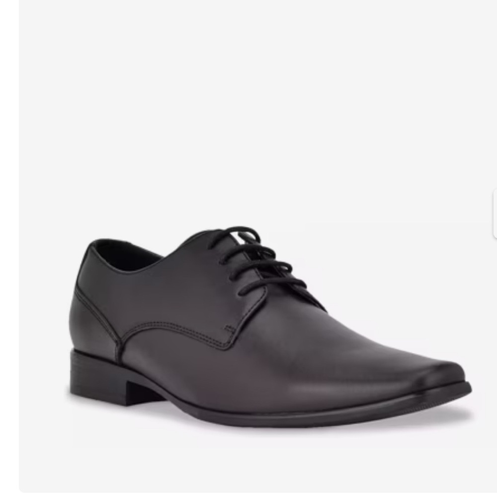 Calvin Klein Brodie Black Leather Oxfords